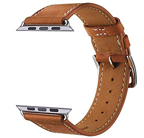 Marge leather Apple Watch band