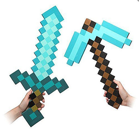 Minecraft sword for geeks