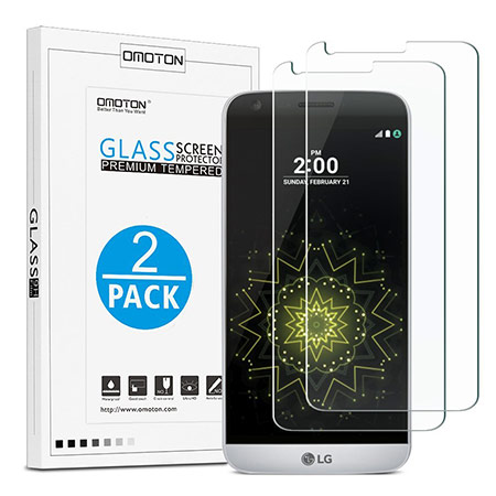 best lg g6 screen protector from omoton