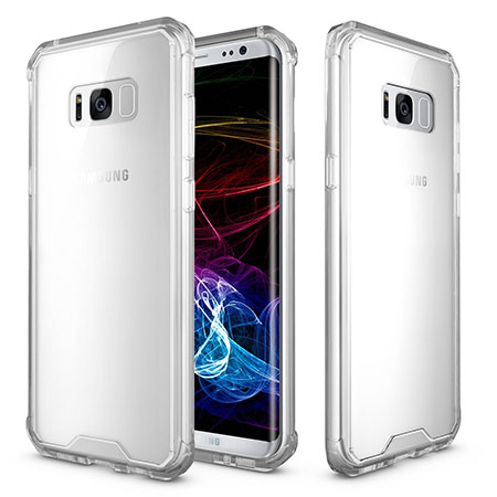 Peyou clear hard case for Galaxy s8 Plus