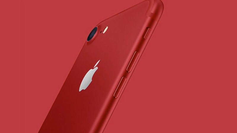 Red iPhone 7
