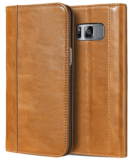 best samsung galaxy s8 leather case from procase