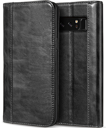 best samsung galaxy note 8 leather case from procase