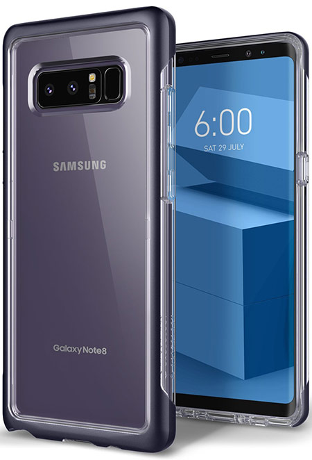 Best Samsung Galaxy Note 8 clear case from Caseology