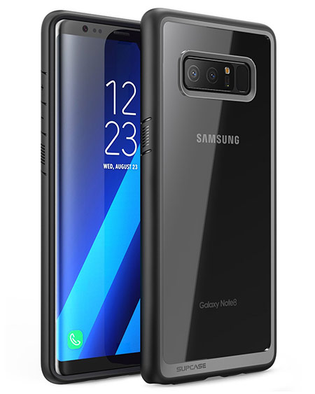 Best Samsung Galaxy Note 8 clear case from Supcase